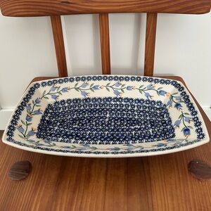 Manufaktura w Bolesławcu Polish Pottery Plate Platter